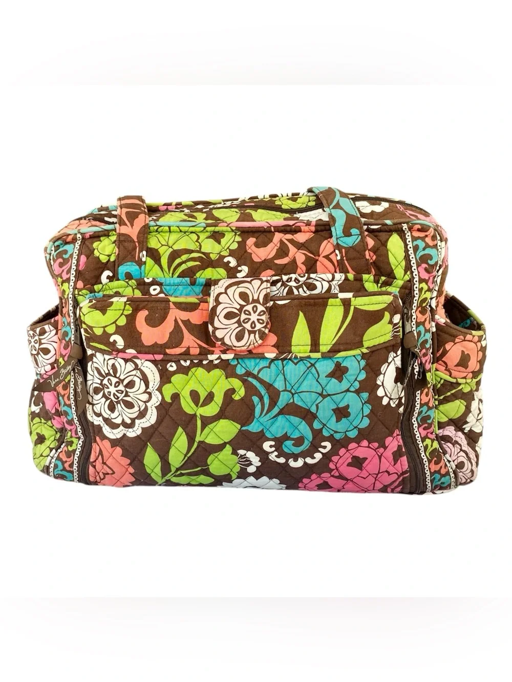 VERA BRADLEY Diaper Bag Tote Changing Pad Pockets